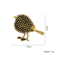 Womens Animal Plating  Sparrow Alloy Brooches Dr190505120175 main image 4