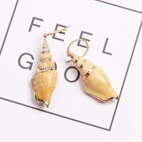 Womens Shell  Fashion Literary Retro Conch Seashell Earrings Jj190505120204 main image 5