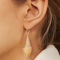 Womens Shell  Fashion Literary Retro Conch Seashell Earrings Jj190505120204 main image 6