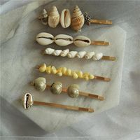 Womens Geometric Conch Shell Beads Beads Hair Accessories Jj190505120220 main image 3