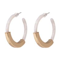 Fashion C Shape Artificial Gemstones Earrings Ear Studs main image 6