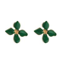 Womens Flower Dropper Alloy Earrings Jj190505120243 main image 7