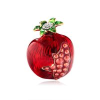 Womens Fruit Plating Pomegranate  Alloy Brooches Dr190505120134 sku image 1