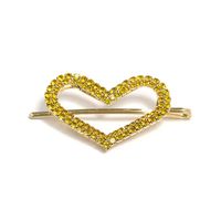 Accesorios Para El Cabello Con Perlas De Diamante Color Caramelo En Forma De Corazón Para Mujer Jj190505120191 sku image 1