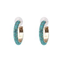 Womens Geometric Rhinestone Alloy Earrings Jj190505120248 sku image 1