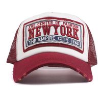 Mode Patch Maille Casquette De Baseball De New York Hommes Et Femmes De Simple Casquette Hip Hop Chapeau main image 4