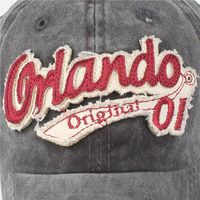 Cotton Orlando Embroidered Letter Hat Zl190506120335 main image 5