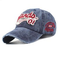 Cotton Orlando Embroidered Letter Hat Zl190506120335 main image 12