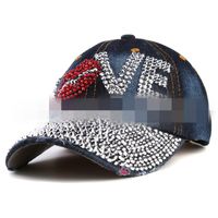 New Wave Love Rhinestone Washed Cowboy Hat Zl190506120338 main image 9