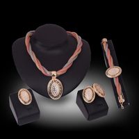 Womens Rhinestone-studded Alloy Jewelry Set Xs190506120376 main image 3
