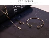 Womens Rhinestone Alloy Code Fashion Atmosphere Triangle Jewelry Set Xs190506120394 main image 4