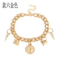 Europe Et En Amérique Croix Frontière Mode Ornement Multi-élément Personnalité Creative Style Exagéré Bracelet Perle Multi-couche Combinaison Bracelet Pour Les Femmes main image 15