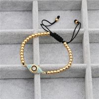 Unisex Geometry  Color Zirconium Eye Bead Weaving Titanium Steel Bracelets &amp; Bangles Yl190506120476 main image 6