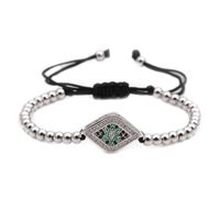 Unisex Micro-inlaid Zircon Devil Eyes  Titanium Steel Bracelets &amp; Bangles Yl190506120478 main image 3