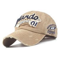 Cotton Orlando Embroidered Letter Hat Zl190506120335 sku image 1