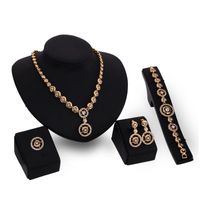 Womens Rhinestone-studded Alloy Jewelry Set Xs190506120377 sku image 1