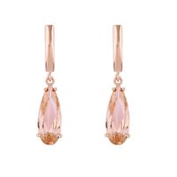 2022 Sommer Neuen Stil Zirkon Schmuck Rose Gold Wasser Tropfen Ohrringe Ohrringe Frauen Einfache Kleine Ohr Haken Erp95 main image 12