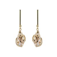 Womens Shell Simple Long Openwork Alloy-plated Edge Creative  Seashell Earrings Nhll120569 main image 2