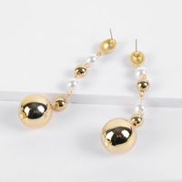 Womens Round Plating  Simple Retro Alloy Ball Alloy Earrings Nhll120577 main image 2