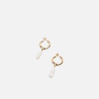Europäische Und Amerikanische Übertriebene Ohrringe Speziell Geformte Perlen Legierung Ring Ohrringe Persönlichkeit Einfache Und Modische Geometrische Ohrringe Ohrringe main image 4