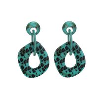 Nouveau Acrylique Spot Boucles D'oreilles Géométrique Boucle Acétate Boucles D'oreilles Personnalité Simple Et Populaire De Mode De Résine Boucles D'oreilles main image 3