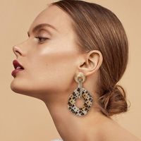 Womens Geometric Fashion Plastic Resin Earrings Nhll120612 main image 4