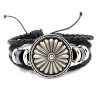 Mens Alphabet/digital/text Woven Leather Bracelets &amp; Bangles Nhhm120652 main image 1