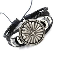 Mens Alphabet/digital/text Woven Leather Bracelets &amp; Bangles Nhhm120652 main image 6