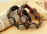 Paar Armband Koreanischer Schmuck Rindsleder Armband Leder Armband Retro Männer Und Frauen Persönlichkeit Armband Großhandel main image 4