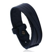 Unisex Geometric Leather  Vintage Wide Leather Cowhide Bracelets &amp; Bangles Nhpk120779 main image 6
