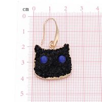 Pendientes De Gato Creativos Personalizados De Plástico Geométrico Para Mujer Nhgo125154 main image 4