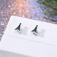 Womens Small And Exquisite Tower Magnet Irregular Magnets Earrings Nhgo125186 main image 5