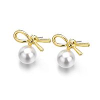 Womens Bow Set With Beads Alloy Earrings Nhbq126325 main image 1