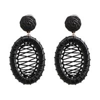 Womens Geometric Large Circle Hollowed Out Earrings Nhjj126433 main image 7