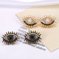 Womens Geometric Exaggerated Explosion Eyes Earrings Nhjq126443 main image 1