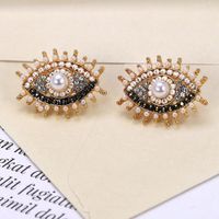 Womens Geometric Exaggerated Explosion Eyes Earrings Nhjq126443 main image 3