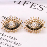 Womens Geometric Exaggerated Explosion Eyes Earrings Nhjq126443 main image 6