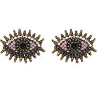 Womens Geometric Exaggerated Explosion Eyes Earrings Nhjq126443 main image 7