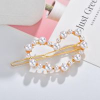 Simple And Creative Beads Love Crown Hair Clip Nhbq126514 main image 5