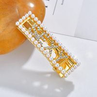 Fashion Beads Rhinestone Beads Alloy Hair Clip Nhbq126526 main image 10