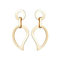 Womens Teardrop Openwork Water Droplets Plating Alloy Earrings Nhbq126372 sku image 1