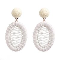 Womens Geometric Large Circle Hollowed Out Earrings Nhjj126433 sku image 3