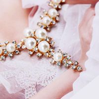 Hersteller Liefern Europäische, Amerikanische, Japanische Und Koreanische Perlen Diamanten Kurze Halsketten All-match-kleid Rock Accessoires Halskette main image 4