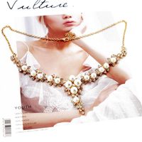 Hersteller Liefern Europäische, Amerikanische, Japanische Und Koreanische Perlen Diamanten Kurze Halsketten All-match-kleid Rock Accessoires Halskette main image 3