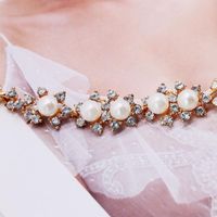 Hersteller Liefern Europäische, Amerikanische, Japanische Und Koreanische Perlen Diamanten Kurze Halsketten All-match-kleid Rock Accessoires Halskette main image 5