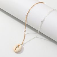 Womens Shell With Rhinestones Plating Alloy Necklaces Nhnz126575 main image 3