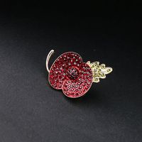 Womens Floral Cute Colorful Flowers Rhinestone Alloy Brooches Nhqd126610 main image 6