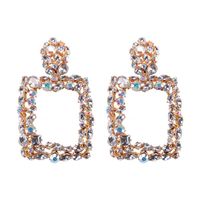 Fashion Geometric Diamond Alloy Artificial Gemstones Earrings main image 17
