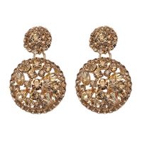 Fashion Geometric Diamond Alloy Artificial Gemstones Earrings main image 3