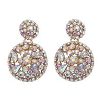 Fashion Geometric Diamond Alloy Artificial Gemstones Earrings main image 13